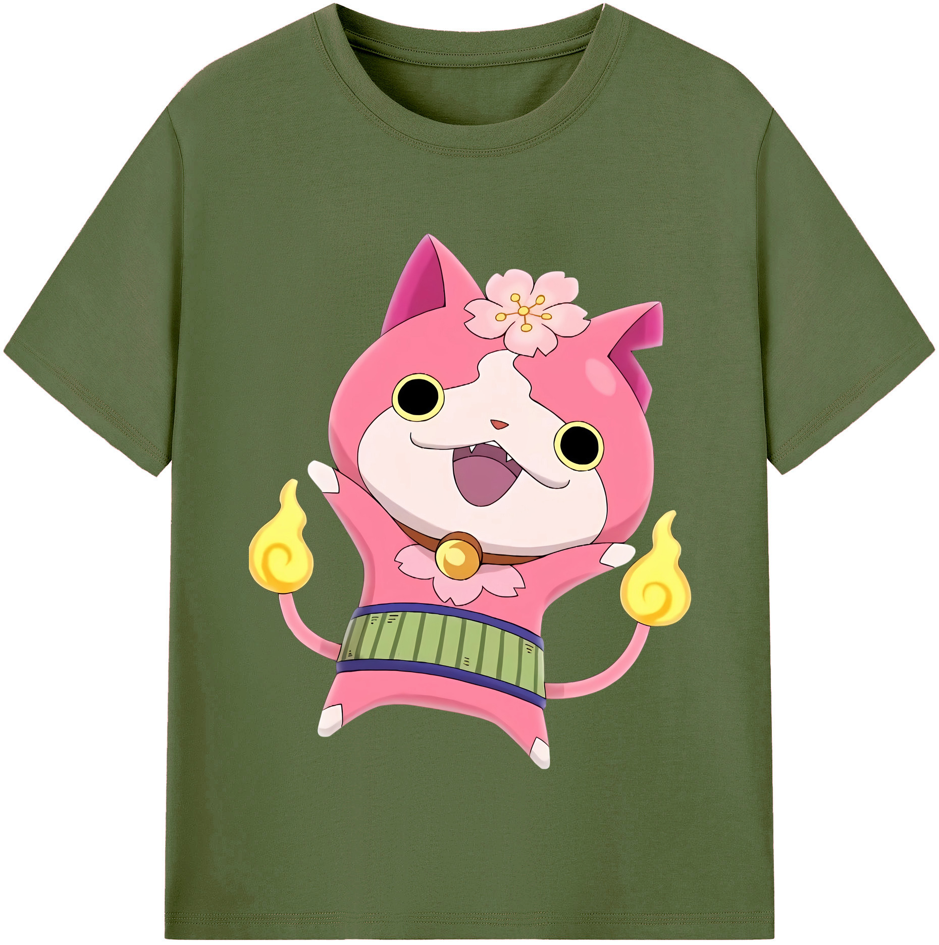 （画像用） 妖怪ウォッチ Yo-kai Watch 綿100％半袖Tシャツ（フロントプリント）